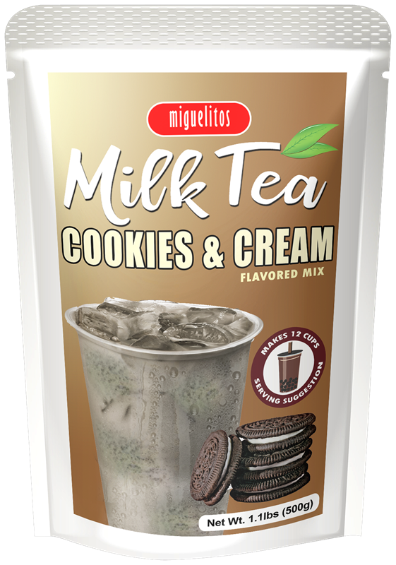 Milk Tea Cookies and Cream pouch