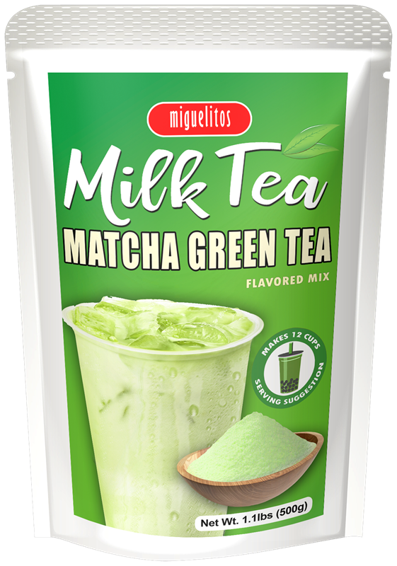 Milk Tea Matcha Green Tea pouch