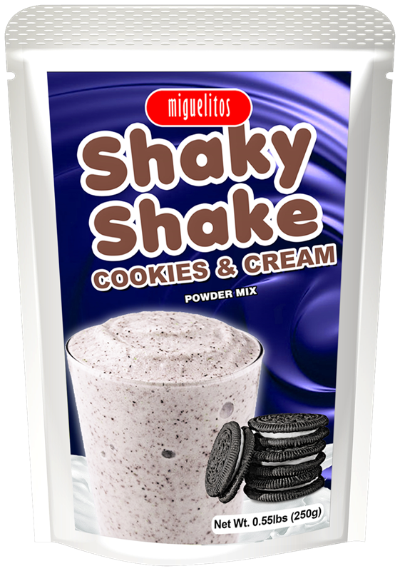 Shaky Shake Powder Mix Cookies & Cream pouch