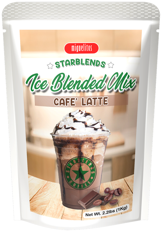 Starblends Ice Blended Mix Cafe Latte pouch