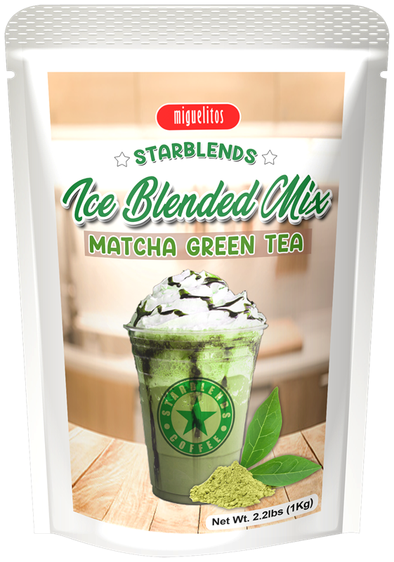 Starblends Ice Blended Mix Matcha Green Tea pouch