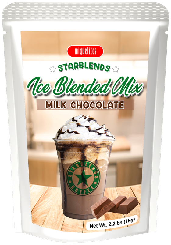 Starblends Ice Blended Mix Milk Chocolate pouch