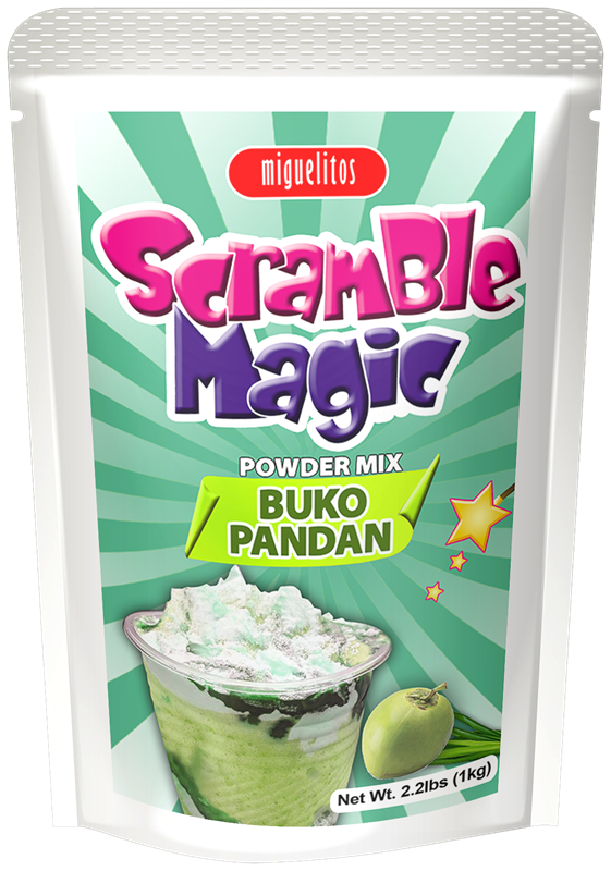 Scramble Magic Powder Mix Buko Pandan pouch