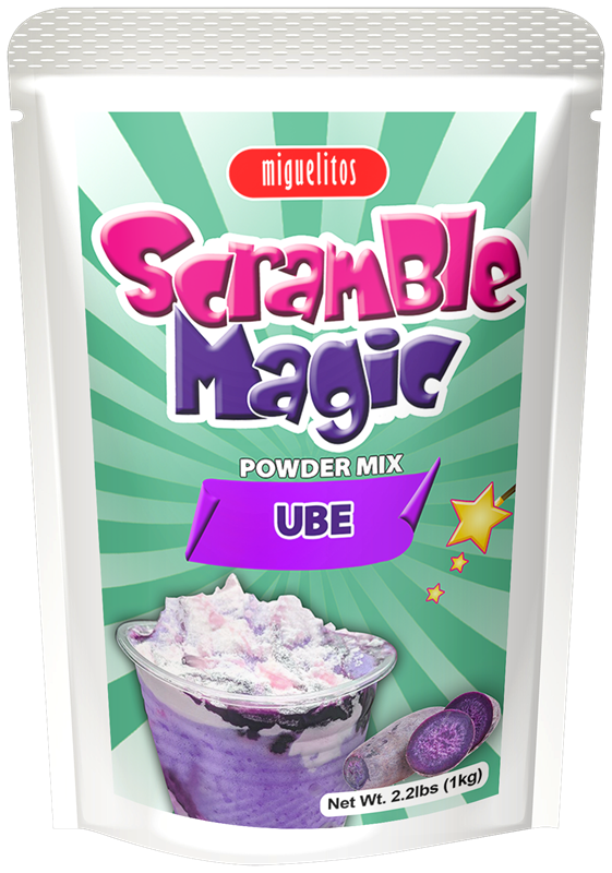 Scramble Magic Powder Mix Ube pouch